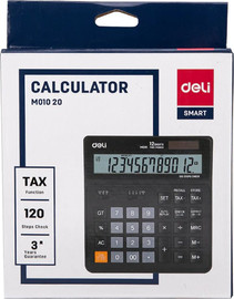 Deli מחשבון גדול deli EM01020 TAX