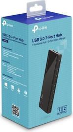 Tp-link מפצל USB TP-Link UH720 עם 7 יציאות USB 3.0 ו-2 יציאות טעינה