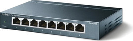 Tp-link מתג שולחני TP-LINK SG108 V9 Gigabit 8 פורטים בצבע אפור מתכתי