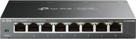 Tp-link מתג שולחני חכם TP-LINK SG108E עם 8 פורטים בגיגאביט בצבע מתכתי