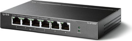 Tp-link מתג שולחני TP-Link 6 Ports 10/100Mbps With 4 Port PoE+ TL-SF1006P