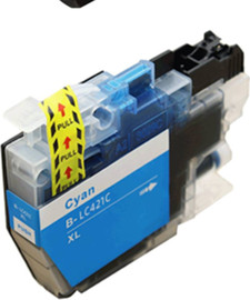 BROTHER ראש דיו כחול תואם Brother LC421XL C (500 דפים)