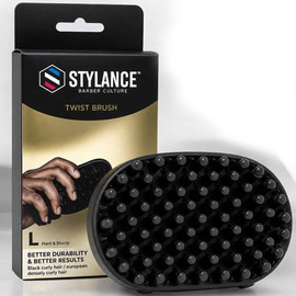BarberPRO מברשת טוויסט לשיער מתולתל מסיליקון STYLANCE Twist Brush - מידה L