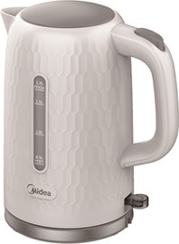 MIDEA קומקום חשמלי 1.7 ליטר Midea מידאה MK-17D19A2 לבן