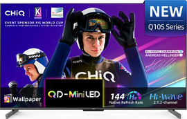 Chiq טלוויזיה חכמה 75" QD Mini LED 4K ‏CHiQ צ'יק Wallpaper Art M75Q10S