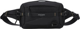 Aoking תיק צד / פאוץ' שחור לגבר, איכותי ונוח מבית AOKING שחור