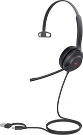 Yealink מערכת ראש חוטית למחשב Yealink יאלינק UH37 Mono UC 