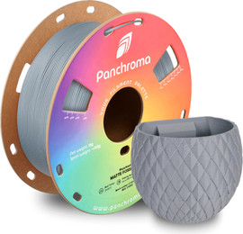 Panchroma סליל הדפסה למדפסת 3D פילמנט 1 ק"ג 1.75 מ"מ - Panchroma PLA צבע אפור