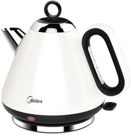 MIDEA קומקום פירמידה 1.7 ליטר Midea לבן מידאה MK17S26C2