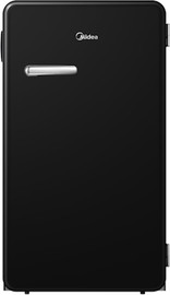 MIDEA מקרר משרדי בעיצוב רטרו כולל תא הקפאה - 93 ליטר Midea מידאה HS-121LN - שחור