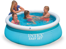INTEX בריכת ילדים עגולה בקוטר 183 ס"מ בצבע תכלת מהיבואן הרשמי