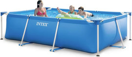 INTEX אינטקס בריכה מלבן 450/220/84 עמודים INTEX 28273