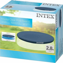INTEX כיסוי לבריכה עגולה עם שפה מתנפחת בקוטר 305 28021 מבית INTEX