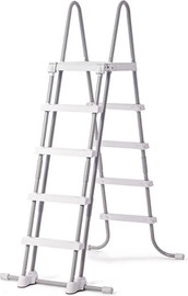 INTEX סולם דו כיווני בטיחותי עם מדרגות נשלפות 132 סמ 4 שלבים לבריכה ביתית 28077 מבית INTEX