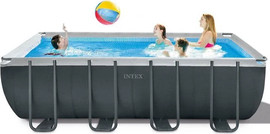 INTEX בריכת אולטרה עמודים מלבנית Ultra XTR ערכת יצרן 549*274*132 סמ 26356 מבית INTEX