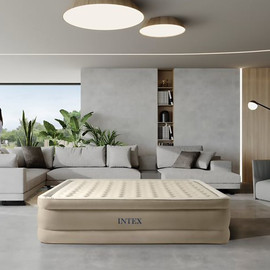 INTEX מזרון מתנפח זוגי עם משאבה מובנית INTEX 64428