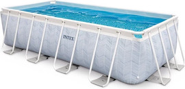 INTEX בריכת אולטרה עמודים מלבנית 400*200*100 סמ 26780 מבית INTEX