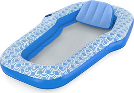 BESTWAY מזרון מתנפח צף דגם כולל כרית נשלפת ורשת בתחתית Bestway 43554
