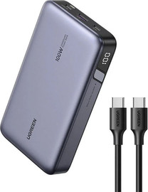 UGREEN סוללת גיבוי ניידת UGREEN 100W Nexode 20000mAh טעינה מהירה אפור