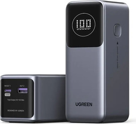 UGREEN סוללת גיבוי טעינה מהירה Ugreen Power Bank Nexode 12000mAh PD 100W שחור