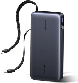 UGREEN סוללת גיבוי UGREEN 165W Nexode 25000mAh כולל כבל USB-C אפור