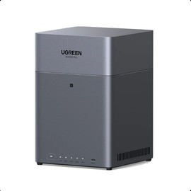 UGREEN שרת אחסון UGREEN NASync DH4300 Plus 4 כוננים 128TB אפור