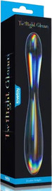 LOVETOY דילדו זכוכית כפול וחלק 20.5 ס"מ ,זכוכית