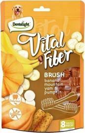 Vital Fiber Vital Fiber Brush - חטיף דנטלי מברשות שיניים קטנות בננה בטטה