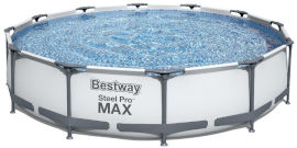 BESTWAY בריכה עגולה דגם 56416 + משאבת נייר 330 גלון