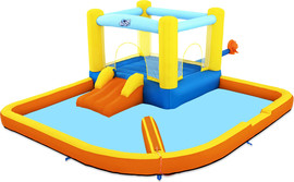 BESTWAY בריכה מתנפחת עם טרמפולינה ענקית BESTWAY דגם 53381