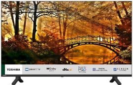 TOSHIBA טלוויזיה חכמה 43" Toshiba טושיבה LED T-43V35KE