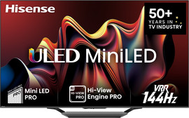 HISENSE טלוויזיה חכמה 100" Hisense Mini LED 4K UHD הייסנס 100U72KQ