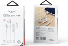 YESIDO אוזניות חוטיות Flat עם חיבור ישיר (Decode Plug)