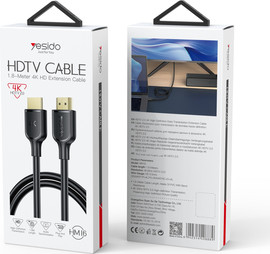 YESIDO כבל HDTV (HDMI) באורך 1.8 מטר