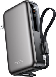 YESIDO סוללת גיבוי נשלפת 10000mAh AC+DC (EU)