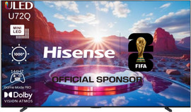 HISENSE טלוויזיה חכמה ''100 HISENSE MINI LED הייסנס דגם 100U72Q