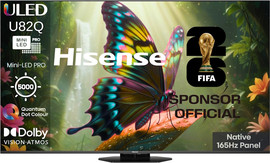 HISENSE טלוויזיה חכמה 75" Mini-LED 4K UHD ‏Hisense הייסנס 75U82Q