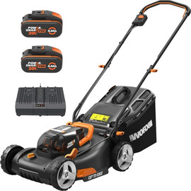 WORX מכסחת דשא נטענת 40V כולל 2 סוללות ומטען WORX וורקס WG743E