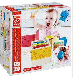 HAPE מגדל קוביות מוזיקלי - Hape