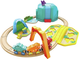 HAPE האפה סט רכבת דינוזאורים - Hape