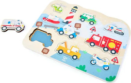 HAPE פאזל צורות כלי תחבורה הצלה - Hape