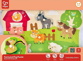 HAPE פאזל צורות חווה חקלאית - Hape
