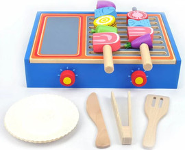 Linda ערכת מנגל מעץ - Linda Toys
