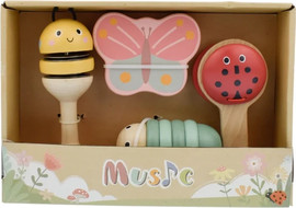 Linda כלי נגינה מעץ חיות - Linda Toys