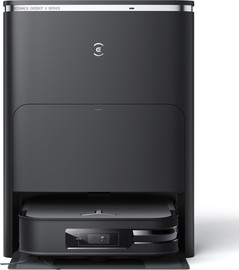 Ecovacs שואב אבק רובוטי שוטף כולל תחנת עגינה עמדת ריקון וניקוי עצמי Ecovacs אקווקס Deebot X2 Omni שחור