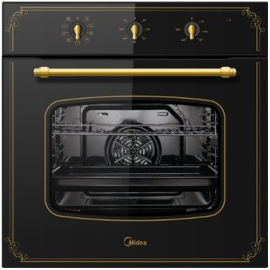 MIDEA תנור בנוי 70 ליטר בעיצוב כפרי Midea מידאה Retro Collection 65M90M1