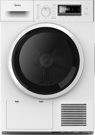 MIDEA מייבש כביסה כולל משאבת חום - 8 ק"ג Midea מידאה MDG05H80W-IL