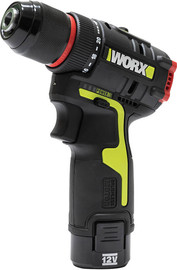 WORX professional מברגה/מקדחה נטענת 12V כולל סוללה ומטען