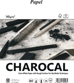 סטנופלסט בלוק פחם A4 CHAROCAL