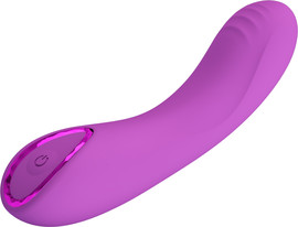 Pretty Love ויברטור נקודת G נטען Pretty Love DJ Dick 10 Vibration Functions ,סגול